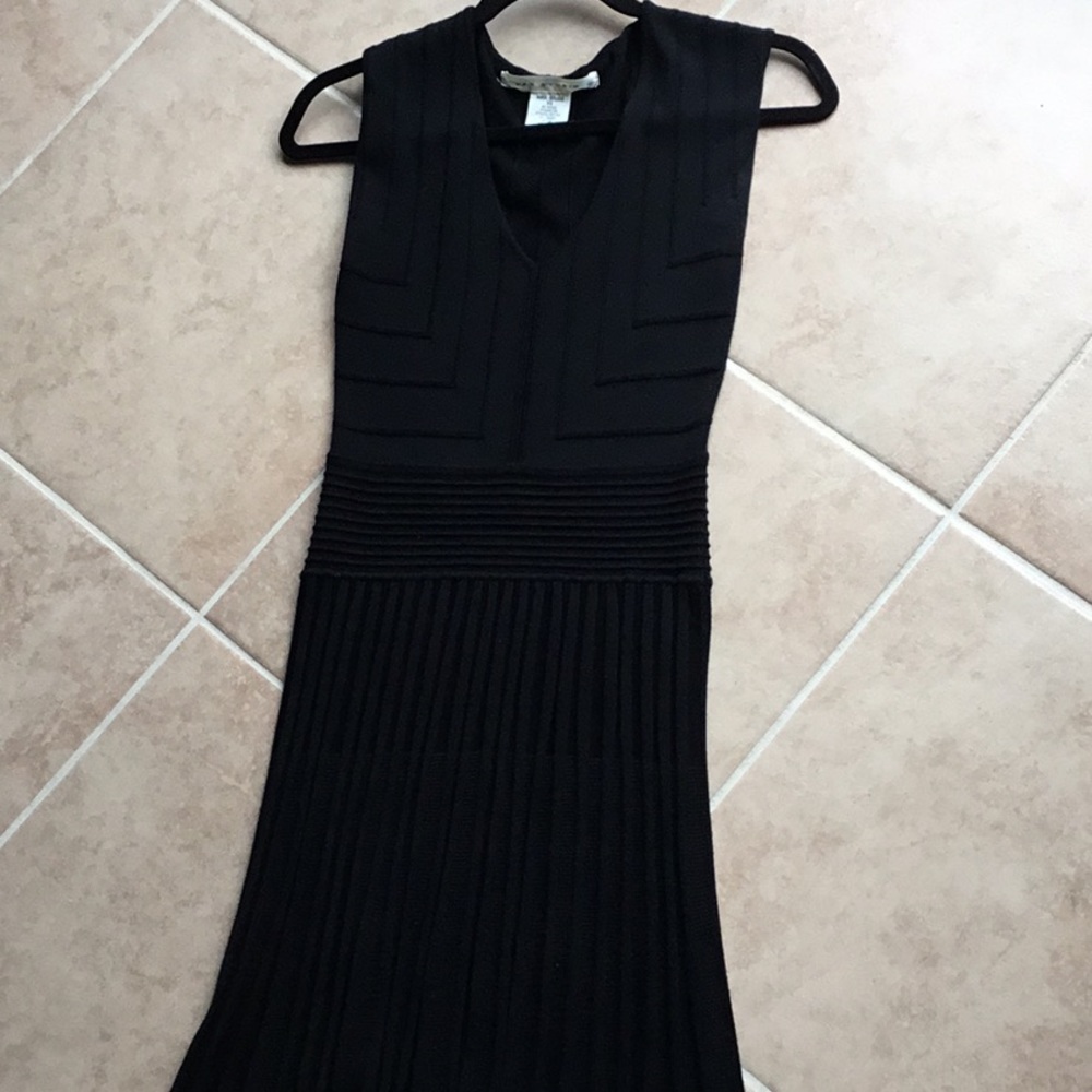 Max Studio Knit Black Sleeveless Dress size XS